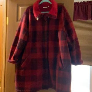 Denim and company fleece coat.